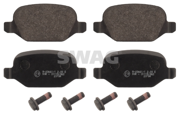 set placute frana,frana disc 74 91 6853 SWAG